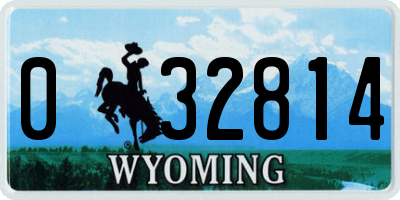 WY license plate 032814
