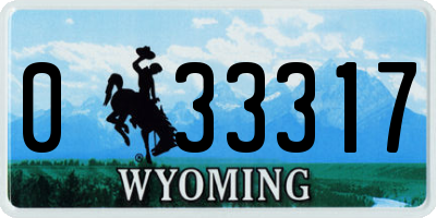 WY license plate 033317