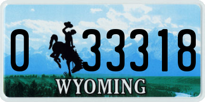 WY license plate 033318