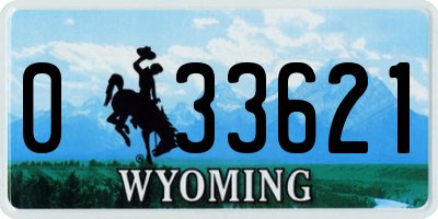 WY license plate 033621