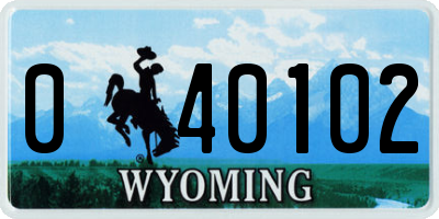 WY license plate 040102
