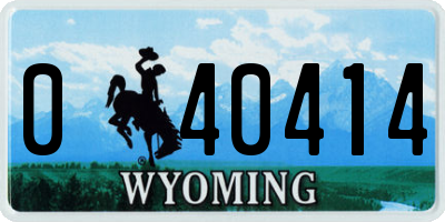 WY license plate 040414
