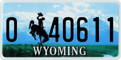WY license plate 040611