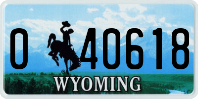 WY license plate 040618