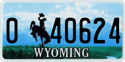 WY license plate 040624