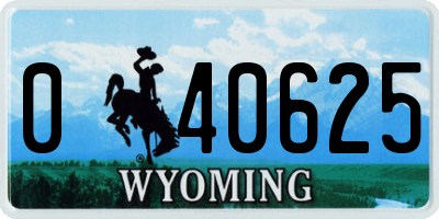 WY license plate 040625