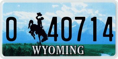 WY license plate 040714