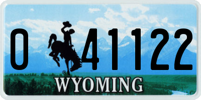 WY license plate 041122