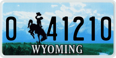 WY license plate 041210