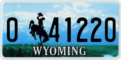 WY license plate 041220