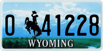 WY license plate 041228
