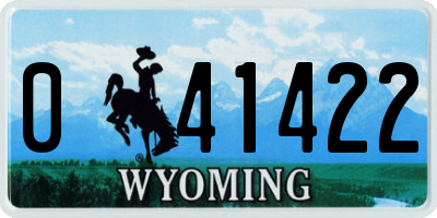 WY license plate 041422