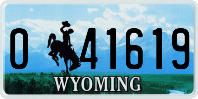 WY license plate 041619