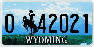 WY license plate 042021