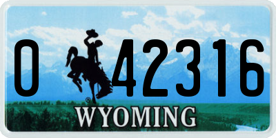 WY license plate 042316