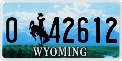 WY license plate 042612