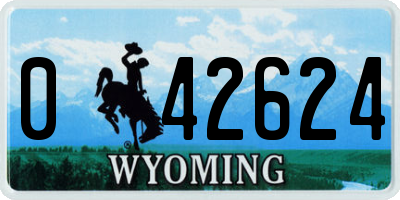 WY license plate 042624