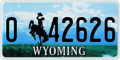 WY license plate 042626