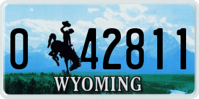 WY license plate 042811