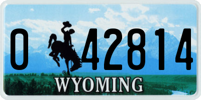 WY license plate 042814