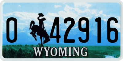 WY license plate 042916