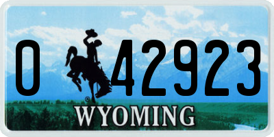 WY license plate 042923
