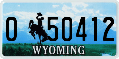 WY license plate 050412