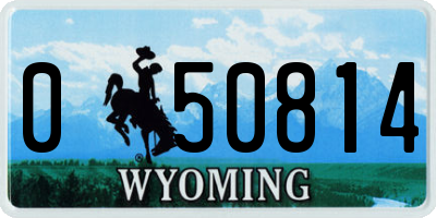 WY license plate 050814