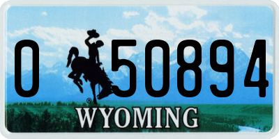 WY license plate 050894