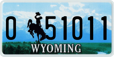 WY license plate 051011