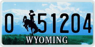 WY license plate 051204