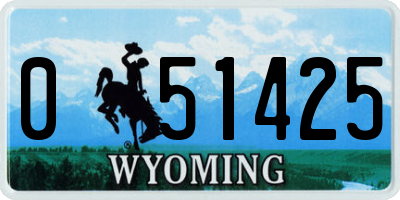 WY license plate 051425
