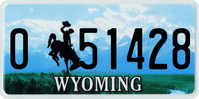 WY license plate 051428