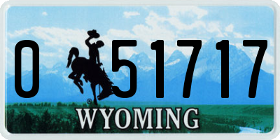 WY license plate 051717