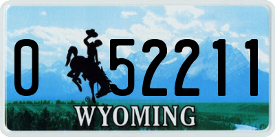 WY license plate 052211