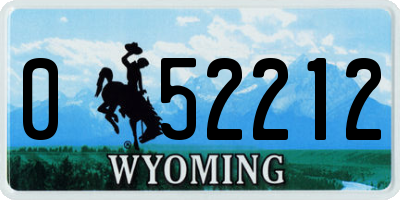WY license plate 052212