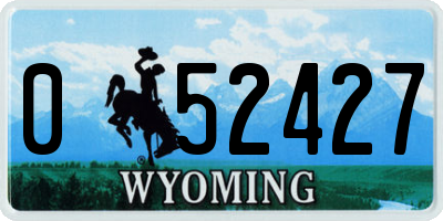 WY license plate 052427