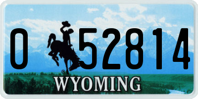 WY license plate 052814