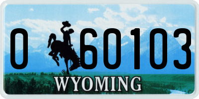 WY license plate 060103