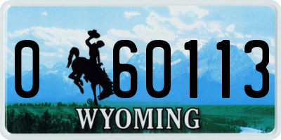 WY license plate 060113