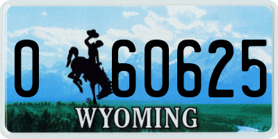 WY license plate 060625
