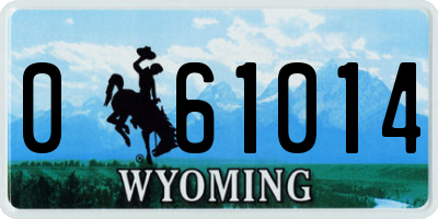 WY license plate 061014