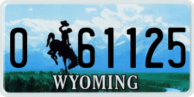WY license plate 061125