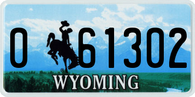 WY license plate 061302