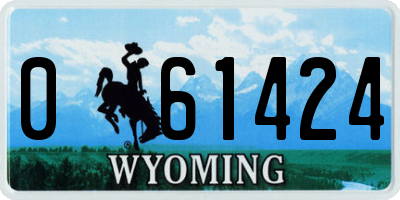 WY license plate 061424