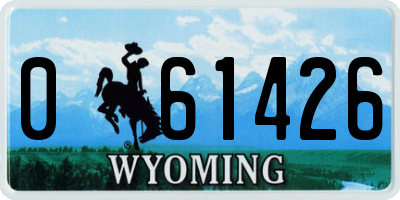WY license plate 061426