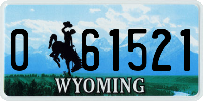 WY license plate 061521