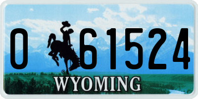 WY license plate 061524