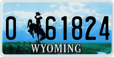 WY license plate 061824