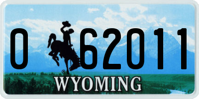 WY license plate 062011